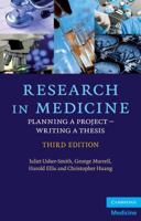 Research in Medicine: Planning a Project - Writing a Thesis 0521132282 Book Cover