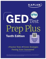GED Test Prep Plus (Kaplan Test Prep) 1506298761 Book Cover