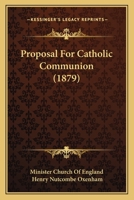 Proposal For Catholic Communion 1165313073 Book Cover