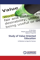 Study of Value Oriented Education 365922958X Book Cover