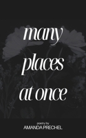 many places at once: poetry by amanda prechel B0CW3DFL89 Book Cover