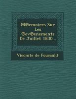 Mémoires sur les evènements de juillet 1830 1249537282 Book Cover