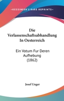 Die Verlassenschaftsabhandlung in Oesterreich 101902741X Book Cover