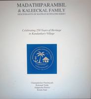 Madathiparambil & Kaleeckal Family: Descendants of Mathan Kunnathuserry B0FQ65D8VQ Book Cover