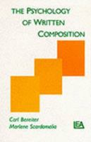 The Psychology of Written Composition (Psychology of Education and Instruction) 0805800387 Book Cover