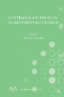 Contemporary Issues in Development Economics (International Economic Association Series) 1137529733 Book Cover