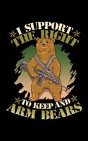 I Support The Right To Keep And Arm Bears: I Support The Right To Keep And Arm Bears Pun 2020 Pocket Sized Weekly Planner & Gratitude Journal (53 ... - Small Fit For Purses, Backpacks & Pockets 1678709042 Book Cover