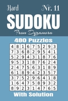 Hard Sudoku Nr.11: 480 puzzles with solution 1695796667 Book Cover