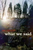 What We Said 1934894613 Book Cover
