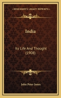 India: its Life and Thought 9356314349 Book Cover