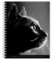 The Browntrout Portrait Series: The Regal Cat 2025 6 X 7.75 Inch Spiral-Bound Wire-O Weekly Engagement Planner Calendar New Full-Color Image Every Wee 1975473213 Book Cover