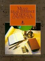 Means Legal Reference for Design and Construction 0876291450 Book Cover