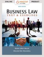 Mindtap Business Law, 1 Term (6 Months) Printed Access Card for Miller/Hollowell's Business Law: Text & Exercises 1337624691 Book Cover