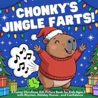 Chonky’s Jingle Farts: A Funny Christmas Gift Picture Book for Kids Ages 3–7 with Rhymes, Holiday Humor, and Confidence (Capy Laughs) B0FRZDS3VH Book Cover