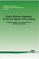 Cyclic Division Algebras: A Tool for Space-Time Coding (Foundations and Trends 1601980507 Book Cover