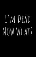 I'm Dead Now What?: Funny Planner Record Book Organizer for Family Members or Friends 1093566140 Book Cover