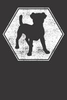 Notebook: Jack Russell Puppy Doggy Dog Animal Breed Gift College Ruled 6x9 120 Pages 1084141426 Book Cover