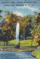 Geyser Park, State Reservation, Saratoga Springs, N. Y.: The Tichnor Brothers Collection Vintage Saratoga Springs Postcard Lined Notebook/Journal 1077967306 Book Cover