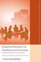 Empirical Research in Teaching and Learning: Contributions from Social Psychology 144433719X Book Cover