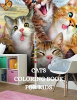 Cat Coloring Book for Kids: Adorable Cat Coloring Book, Easy and Fun Cat Coloring Book for Kids 1915015529 Book Cover