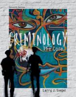 Criminology: The Core 0176224483 Book Cover