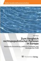 Zum Vergleich Rechtspopulistischer Parteien in Europa 3639462645 Book Cover
