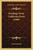 Readings from California Poets 0548621659 Book Cover
