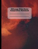 200-page Wide-Ruled Composition Notebook 1717909094 Book Cover