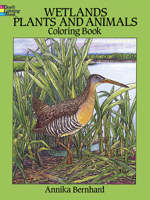 Wetlands Plants and Animals Coloring Book 0486277496 Book Cover