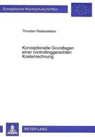 Konzeptionelle Grundlagen Einer Controllinggerechten Kostenrechnung 3631487290 Book Cover