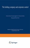 The Holding Company and Corporate Control 1461340586 Book Cover
