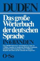 Duden Worterbuch, O-So 3411013591 Book Cover