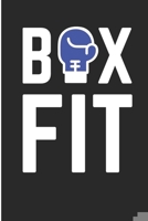 Box Fit: Boxing Blank Lined Note Book 1691978620 Book Cover