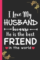 I Love My Husband: because he is the best friend in the world 1658732901 Book Cover
