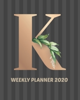 Weekly Planner 2020: January - December 2020 Monthly View Weekly View with Hourly AM/PM Calendar Views Monthly Review & Performance and Alphabet Cover - Monday start 170628196X Book Cover