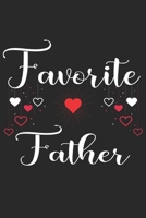Favorite Father: Gift for your dad,uncle,step dad,grandpa,father in law and also for fathers day gift 1699884250 Book Cover