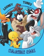 Looney Tunes Coloring Book: Cute Coloring Designs For Kids And Adults relaxing for looney tunes fans B094GRR4PP Book Cover