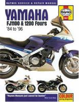 Yamaha FJ1100 and 1200 Fours Owners Workshop Manual (Haynes Owners Workshop Manuals) 1563920573 Book Cover