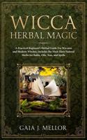 Wicca Crystals and Herbs : A Practical Beginner's Herbal and Crystal Guide  for Wiccans and Witches, with the Must-Have Natural Herbs and Gemstones for