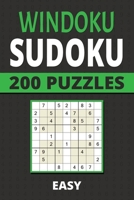 Windoku Sidoku: 200 Easy Puzzles For Kids, Teens, Adults, Seniors B0CM2TXTSF Book Cover