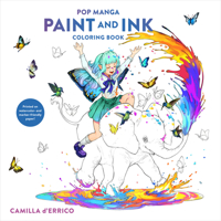 Pop Manga Paint and Ink Coloring Book 0593839692 Book Cover