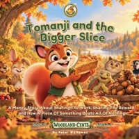Tomanji and the Bigger Slice: A Money Story About Sharing the Work, Sharing the Reward, and How a Piece of Something Beats All of Nothing (Woodland Cents) B0HK3BCVLY Book Cover