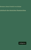 Lehrbuch des deutschen Staatsrechtes 3563998752 Book Cover