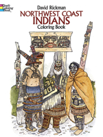 Northwest Coast Indians Coloring Book (Dover Pictorial Archives) 0486247287 Book Cover