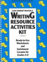 Writing Resource Activities Kit: Ready-To-Use Worksheets and Enrichment Lessons for Grades 4-9 (Pamphlet Series / Oral History Association) 0876289707 Book Cover