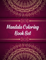 Mandala Coloring Book Set: Mandala Coloring Books For Adults, Mandala Coloring Book Set. 50 Story Paper Pages. 8.5 in x 11 in Cover. 1703919475 Book Cover