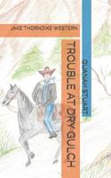 TROUBLE AT DRY GULCH: JAKE THORNDIKE WESTERN 1973324512 Book Cover