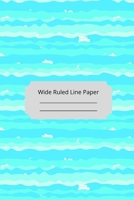 Water Theme Art Wide Ruled Line Paper 1652005145 Book Cover