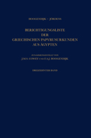 Berichtigungsliste der Griechischen Papyrusurkunden aus Ägypten 9004359796 Book Cover