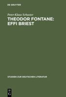 Theodor Fontane, Effi Briest: Ein Leben Nach Christlichen Bildern 348418051X Book Cover